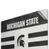 Michigan State University Black and White Stripes Apple MacBook Pro 16-inch Skin