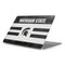 Michigan State University Black and White Stripes Apple MacBook Pro 16-inch Skin