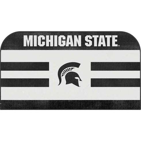 Michigan State University Black and White Stripes Nintendo Switch 2 (2025) with Joy-Con Skin