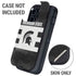 Michigan State University Black and White Stripes Otterbox Defender iPhone Skin