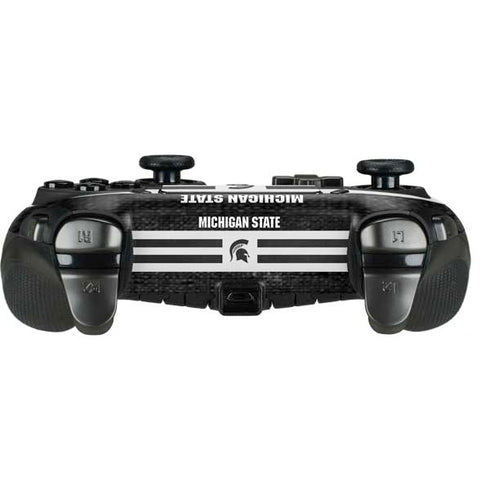 Michigan State University Black and White Stripes PlayStation Scuf Vantage 2 Controller Skin