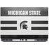 Michigan State University Black and White Stripes Dell Precision Skin