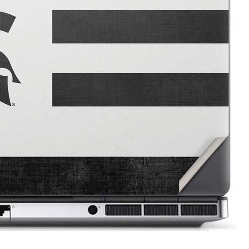 Michigan State University Black and White Stripes Dell Precision Skin