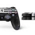 Michigan State University Black and White Stripes PS4 Console and Controller Bundle Skin