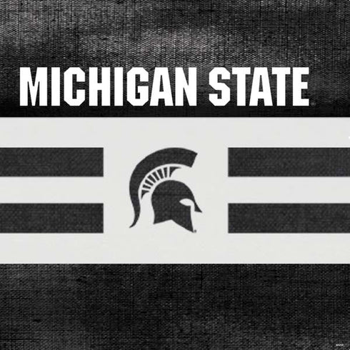 Michigan State University Black and White Stripes PS4 Console Skin