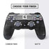 Michigan State University Black and White Stripes PS4 Controller Skin