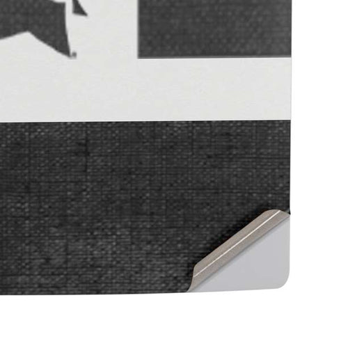 Michigan State University Black and White Stripes PS5 Pro Disk Console Skin