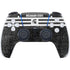 Michigan State University Black and White Stripes PlayStation PS5 Skins