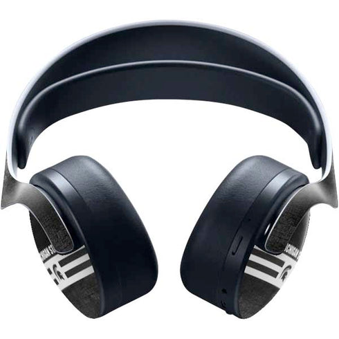 Michigan State University Black and White Stripes PULSE 3D Wireless Headset for PS5 Skin
