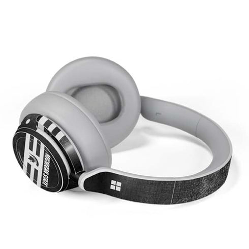 Michigan State University Black and White Stripes Surface Headphones Skin