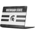Michigan State University Black and White Stripes Surface Laptop 7 13.8in Skin
