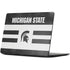 Michigan State University Black and White Stripes Surface Laptop 7 15in Skin