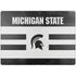 Michigan State University Black and White Stripes Surface Laptop 7 15in Skin