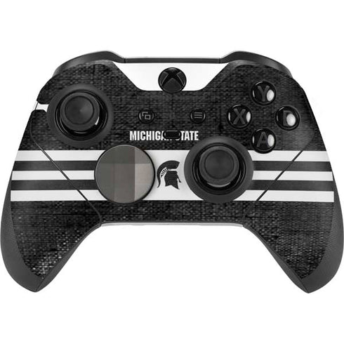 Michigan State University Black and White Stripes Xbox Elite Wireless Controller Series 2 Skin