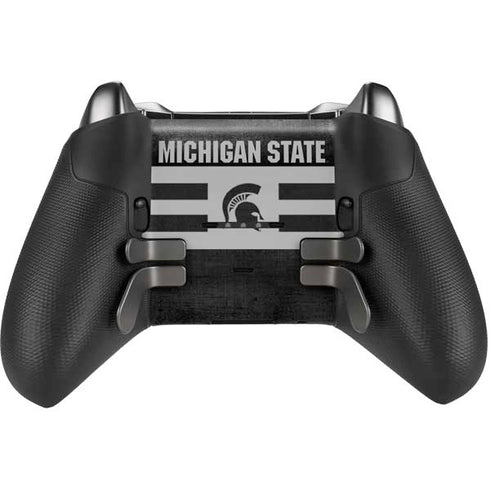 Michigan State University Black and White Stripes Xbox Elite Wireless Controller Series 2 Skin