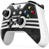 Michigan State University Black and White Stripes Xbox One S All-Digital Edition Bundle Skin
