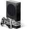 Michigan State University Black and White Stripes Xbox Series S Skins