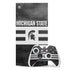 Michigan State University Black and White Stripes Xbox Series X Skins