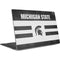 Michigan State University Black and White Stripes Dell XPS Skin