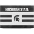 Michigan State University Black and White Stripes Dell XPS Skin