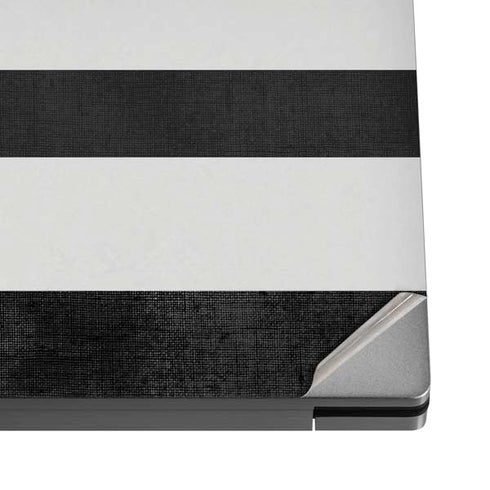 Michigan State University Black and White Stripes Dell XPS Skin