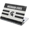 Michigan State University Black and White Stripes Yoga 910 2-in-1 14in Touch-Screen Skin