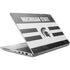 Michigan State University Black and White Stripes HP ZBook Fury 16 G10 Skin