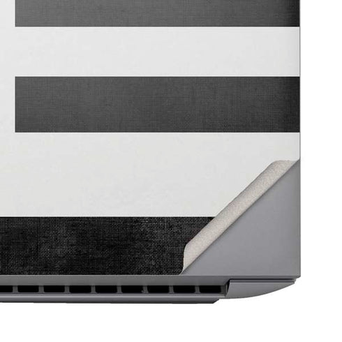 Michigan State University Black and White Stripes HP ZBook Fury 16 G10 Skin