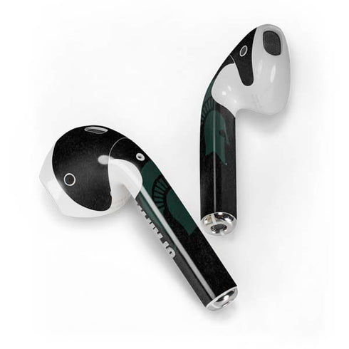 Michigan State University Bold Spartans Logo Apple AirPods Skin