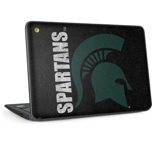 Michigan State University Bold Spartans Logo HP Chromebook Skin