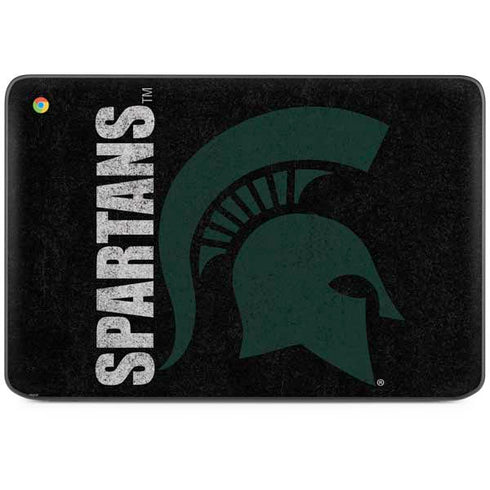 Michigan State University Bold Spartans Logo HP Chromebook Skin
