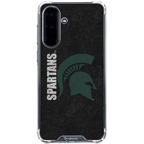 Michigan State University Bold Spartans Logo Galaxy A36 5G Clear Case
