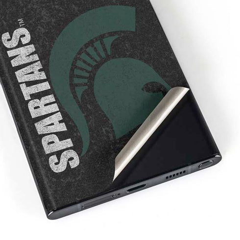 Michigan State University Bold Spartans Logo Galaxy Skins