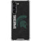 Michigan State University Bold Spartans Logo Galaxy S24 FE Clear Case