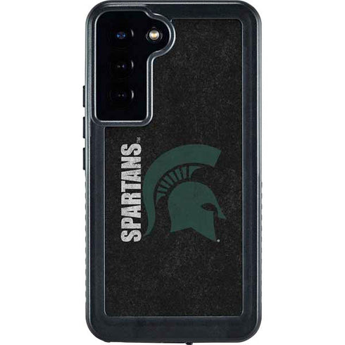 Michigan State University Bold Spartans Logo Galaxy S24 Plus Waterproof Case