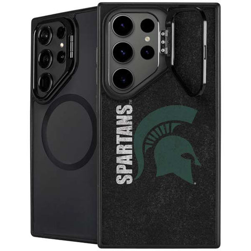 Michigan State University Bold Spartans Logo Galaxy S24 Ultra Kickstand Case