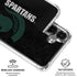 Michigan State University Bold Spartans Logo Galaxy S26 Clear Case