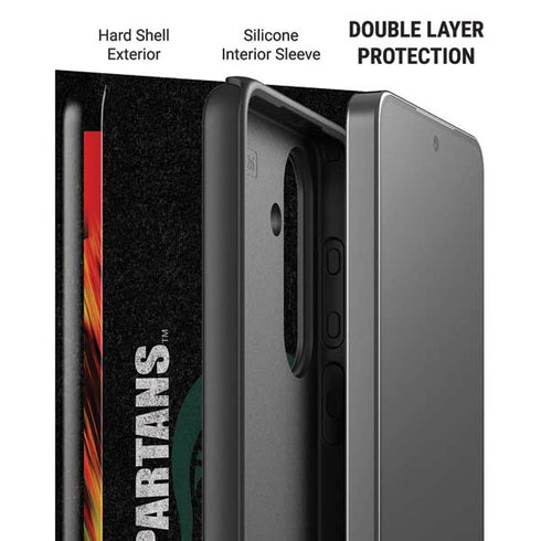 Michigan State University Bold Spartans Logo Galaxy S26 Impact Case