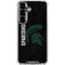 Michigan State University Bold Spartans Logo Galaxy S26 Plus Clear Case