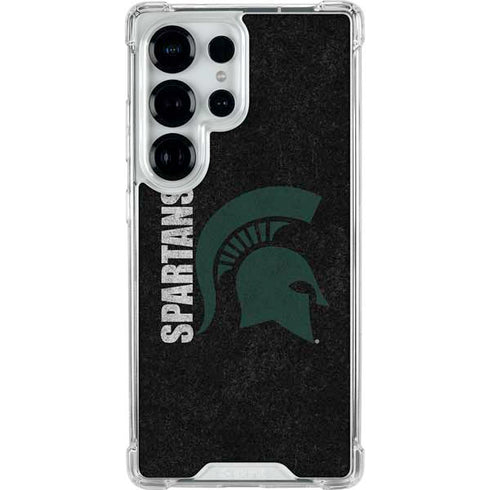 Michigan State University Bold Spartans Logo Galaxy S26 Ultra Clear Case