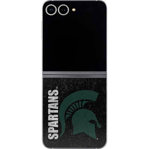 Michigan State University Bold Spartans Logo Galaxy Z Flip6 Skin