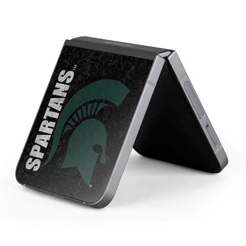 Michigan State University Bold Spartans Logo Galaxy Z Flip6 Skin
