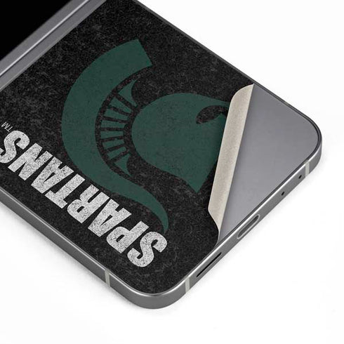 Michigan State University Bold Spartans Logo Galaxy Z Flip6 Skin