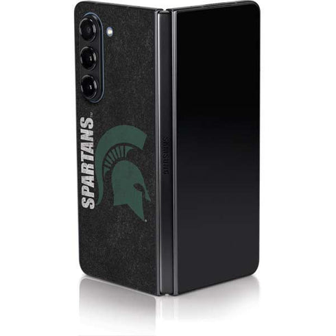 Michigan State University Bold Spartans Logo Galaxy Z Fold5 5G Skin