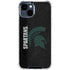 Michigan State University Bold Spartans Logo iPhone 15 Clear Case