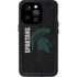 Michigan State University Bold Spartans Logo iPhone 15 Pro Waterproof Case