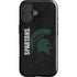 Michigan State University Bold Spartans Logo iPhone 16 Plus Impact Case