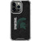 Michigan State University Bold Spartans Logo iPhone 16 Pro Clear Case
