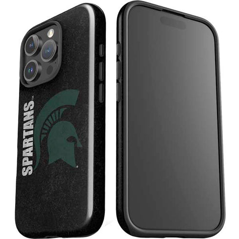 Michigan State University Bold Spartans Logo iPhone 16 Pro Impact Case