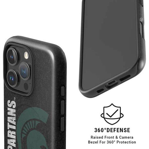 Michigan State University Bold Spartans Logo iPhone 16 Pro Magsafe Impact Case